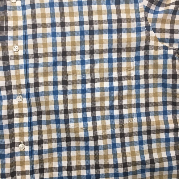 Club Room Checked Long Sleeve Dress Shirt  XXL - Picture 4 of 6